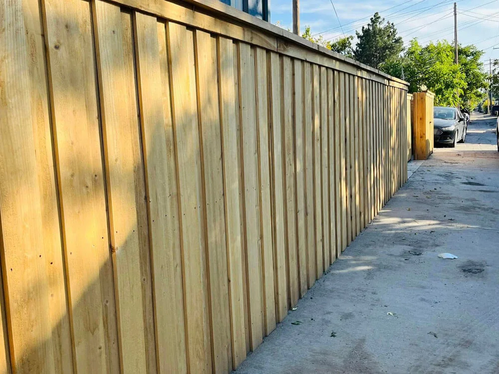 Board & Post Fence